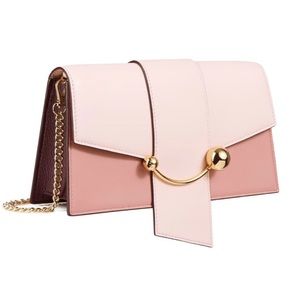 Authentic STRATHBERRY Mini Crescent Leather Clutch